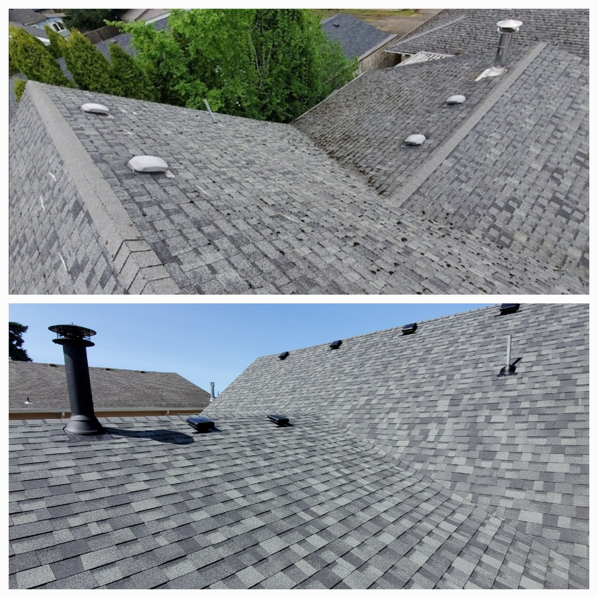 Before After Roofs