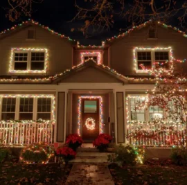 How to Hang Christmas Lights on Shingles