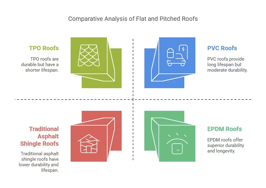 Best roofing material for flat roof 